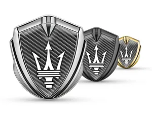 Maserati Emblema Silicone Badge Disegno High-End Look Drift